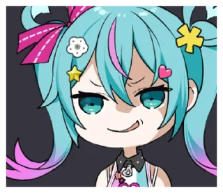 ⭐ emoji デコミク Vol.1 (DECO*27) @moe_sticker_bot Telegram sticker 18 of 24
