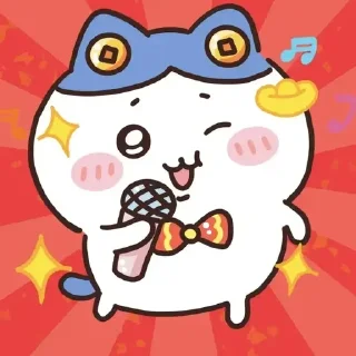 😊 emoji Chiikawa 吉伊卡哇 (22) Happy New Year 新年快樂 CNY @kal_pc Telegram sticker 6 of 60