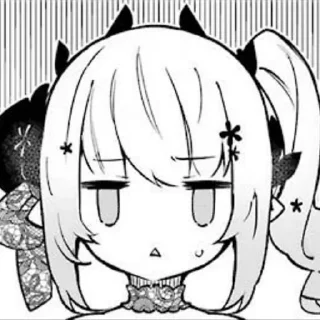 😐 emoji 我家毒姬今天也很可愛 漫画 Telegram sticker 2 of 37