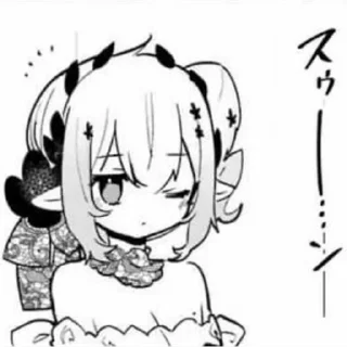 🤨 emoji 我家毒姬今天也很可愛 漫画 Telegram sticker 19 of 37