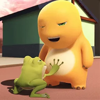 😊 emoji 搞笑奶龙 Telegram sticker 18 of 50