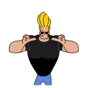 Sticker from Johnny Bravo