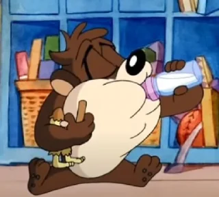 🧃 emoji baby looney tunes by @cajunosuco Telegram sticker 24 of 81