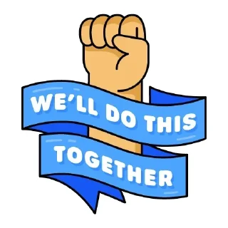 ✊ emoji 🖤 @iprajwal 🖤 — @stckrRobot Telegram sticker 17 of 118