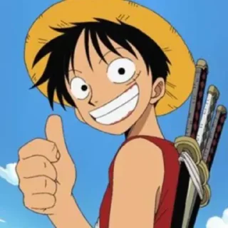 👍 emoji One piece ¦ @figurinhasWa Telegram sticker 1 of 100