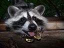 Sticker from Raccoons