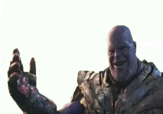 Sticker from Thanos