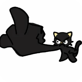 Sticker from ronyk7 (@konank7) quem roubar é boboka 😾