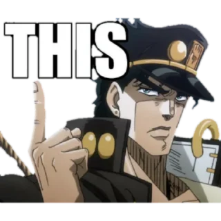 👍 emoji Jojo's Telegram sticker 24 of 55