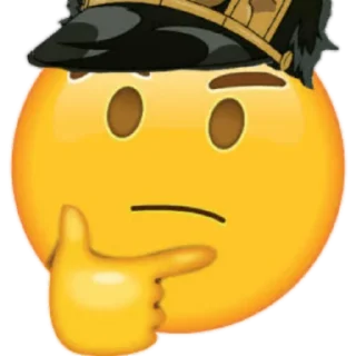 🤔 emoji Jojo's Telegram sticker 7 of 55