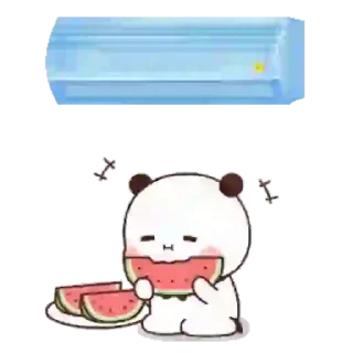 😊 emoji My Stickers熊貓一二 Telegram sticker 11 of 50