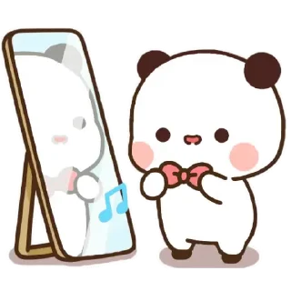 😊 emoji My Stickers熊貓一二 Telegram sticker 12 of 50