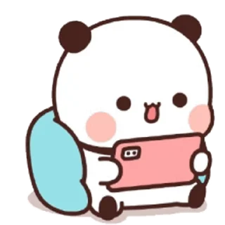 😊 emoji My Stickers熊貓一二 Telegram sticker 23 of 50