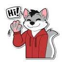 Sticker from Flare Winterwolf