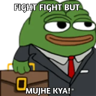 Sticker from MUJHE KYA? BY DEFAULTER