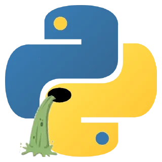 🤮 emoji Python Telegram sticker 8 of 33