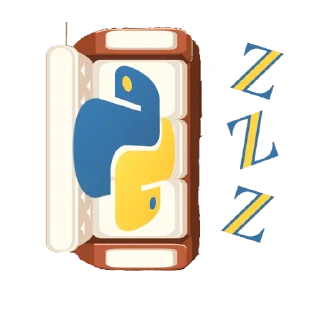 😴 emoji Python Telegram sticker 17 of 33