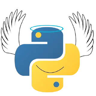 😇 emoji Python Telegram sticker 16 of 33