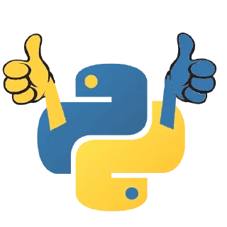 Sticker from Python