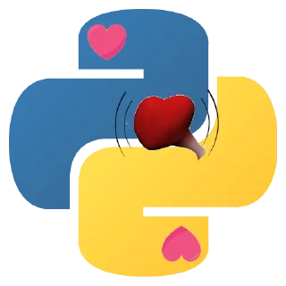 Sticker from Python