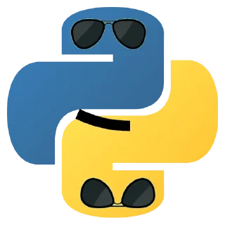 😎 emoji Python Telegram sticker 23 of 33