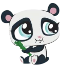 Sticker from Panda (cute baby panda)
