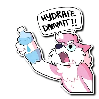 💧 emoji Marshmallow Telegram sticker 14 of 16