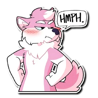 😤 emoji Marshmallow Telegram sticker 11 of 16