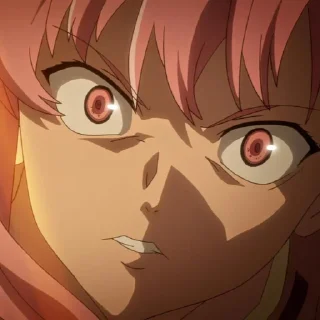 😡 emoji Yuno Gasai @animestickersii Telegram sticker 23 of 55