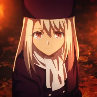 🙂 emoji Illyasviel von Einzbern • @animestickersii Telegram sticker 1 of 53