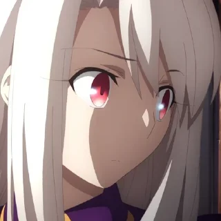 😟 emoji Illyasviel von Einzbern • @animestickersii Telegram sticker 11 of 53