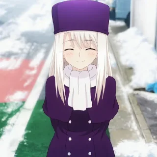 😊 emoji Illyasviel von Einzbern • @animestickersii Telegram sticker 13 of 53