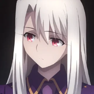 😒 emoji Illyasviel von Einzbern • @animestickersii Telegram sticker 14 of 53