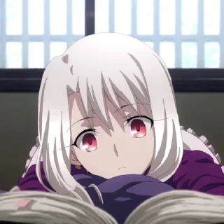 😕 emoji Illyasviel von Einzbern • @animestickersii Telegram sticker 7 of 53
