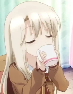 ☕ emoji Illyasviel von Einzbern • @animestickersii Telegram sticker 22 of 53