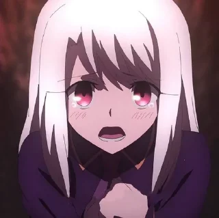 😭 emoji Illyasviel von Einzbern • @animestickersii Telegram sticker 23 of 53