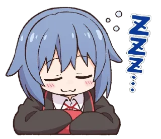 😴 emoji ONIICHAN WA OSHIMAI Telegram sticker 16 of 24