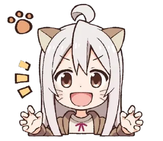 🐱 emoji ONIICHAN WA OSHIMAI Telegram sticker 13 of 24