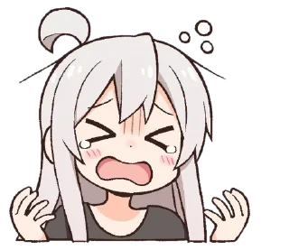 😣 emoji ONIICHAN WA OSHIMAI Telegram sticker 3 of 24