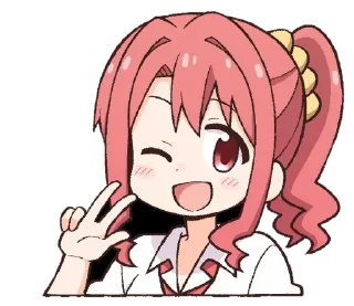 ✌️ emoji ONIICHAN WA OSHIMAI Telegram sticker 20 of 24