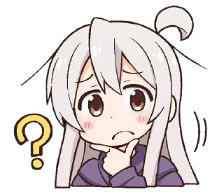 🤔 emoji ONIICHAN WA OSHIMAI Telegram sticker 5 of 24