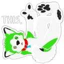 👆 emoji Furry Telegram sticker 18 of 61