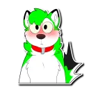 😳 emoji Furry Telegram sticker 8 of 61