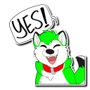 👍 emoji Furry Telegram sticker 2 of 61