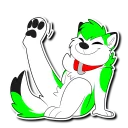 🐾 emoji Furry Telegram sticker 7 of 61