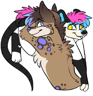 👨‍👧 emoji Axel Telegram sticker 16 of 65