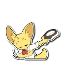 😌 emoji Axel Sparkster Telegram sticker 23 of 43