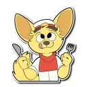 🍽 emoji Axel Sparkster Telegram sticker 20 of 43