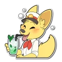 🍹 emoji Axel Sparkster Telegram sticker 6 of 43