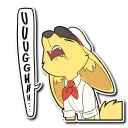 😫 emoji Axel Sparkster Telegram sticker 11 of 43